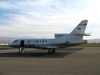 N86TN @ KLVK - Austin, TX-based 1995 Dassault Mystere Falcon 50 @ KLVK (Livermore Municipal Airport, CA) - by Steve Nation