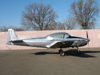 N8897H @ EDU - Highly polished 1947 Navion @ @ UC Davis Airport home base