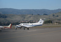 N661BA @ KVCB - 1982 Beech B200C King Air on visitor's ramp @ Nut Tree Airport (Vacaville, CA) - by Steve Nation