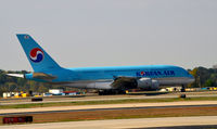HL7613 @ KATL - Landing roll Atlanta - by Ronald Barker