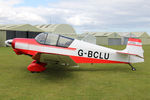 G-BCLU @ X5FB - SAN Jodel D-117 at Fishburn Airfield, August 15th 2015. - by Malcolm Clarke