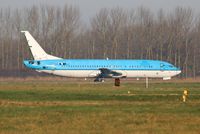 UNKNOWN @ EGSH - Former KLM 737 with markings (amongst other items) removed. - by Graham Reeve