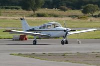 G-TAMS @ EGFH - Visiting Musketeer Super III.
Previously registered OY-DKF. - by Roger Winser