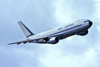 F-WUAA @ EGLF - Airbus A300B2-1C [004] (Airbus Industries) Farnborough~G 08/09/1974. From a slide. Wearing Air France colours .