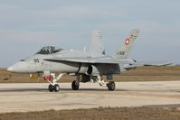 J-5015 @ LMML - F/A18C Hornet J-5015 Swiss Air Force - by Raymond Zammit