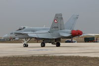 J-5019 @ LMML - F/A18C Hornet J-5019 Swiss Air Force - by Raymond Zammit