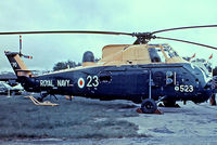 XM331 @ EGKB - Westland WS.58 HAS.3 Wessex [WA12] (Royal Navy) Biggin Hill~G 18/05/1969. From a slide. - by Ray Barber