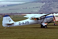 G-AJIS @ EGKA - Auster J/1N Alpha [2336] Shoreham~G 04/08/1978. From a slide. - by Ray Barber