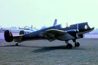 G-AGOS @ EGTF - Reid & Sigrist RS.4 Desford Trainer [3] Fairoaks~G 04/08/1973. From a slide that was badly affected by fungi. - by Ray Barber