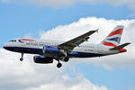 G-EUPE @ EGLL - On short finals at LHR