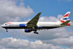 G-YMMA @ EGLL - On short finals at LHR