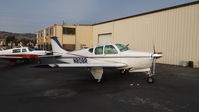 N808R @ KRHV - Locally-basewd 1960 Beech 35 sitting beside the Lafferty Hangar at Reid Hillview Airport, San Jose, CA. - by Chris Leipelt