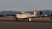 N315SB @ KRHV - Locally-based 1969 Mooney M20F sitting at its tie down at Reid Hillview Airport, San Jose, CA. It has been sitting in the same spot for years, when it made its last flight from KLVK to KRHV. - by Chris Leipelt