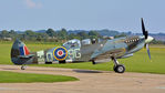 G-BMSB @ EGSU - X. MJ627 working at The Imperial War Museum, Duxford, Cambridgeshire.