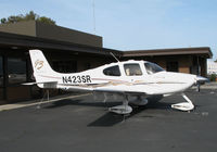 N423SR @ KPAO - Locally-Based 2007 Cirrus SR22 @ Palo Alto Airport, CA - by Steve Nation