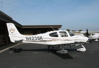 N423SR @ KPAO - Locally-Based 2007 Cirrus SR22 @ Palo Alto Airport, CA - by Steve Nation