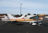N5157N @ KPAO - 1980 Cessna 182Q visiting from Davis, CA @ Palo Alto Airport, CA - by Steve Nation