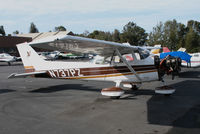 N737PZ @ KPAO - Locally-based 1977 Cessna 172 with engine removed for overhaul @ Palo Alto Airport, CA - by Steve Nation