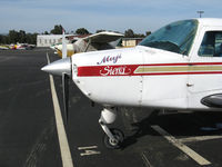 N6720L @ KPAO - Close-Up Nose of Locally-Based 1980 Beech C24R Muji @ Palo Alto Airport, CA - by Steve Nation