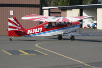 N53823 @ KPAO - Locally-Based 1975 Bellanca 7ECA taxiing @ Palo Alto Airport, CA - by Steve Nation