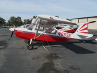 N65SE @ KPAO - Locally-Based 2005 American Champ 8KCAB Super @ Palo Alto Airport, CA - by Steve Nation