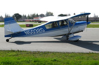 N5032G @ KRHV - Amelia Reid Aviation 1978 Bellanca 7ECA running through checklist @ Reid-Hillview Airport San Jose, CA - by Steve Nation