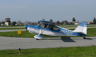 N5032G @ KRHV - Amelia Reid Aviation 1978 Bellanca 7ECA taxiing to hold area @ Reid-Hillview Airport San Jose, CA - by Steve Nation