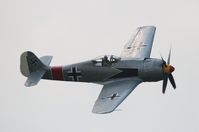 N190BR @ YIP - Focke Wulf FW190 replica - by Florida Metal