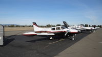 N7702Y @ KRHV - Rodriguez Farms Inc. (Castroville, CA) 1965 Piper PA-30 parked on transient ramp at Reid Hillview Airport, San Jose, CA. - by Chris Leipelt