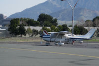 N9820H @ KCCR - Locally-Based 1981 Cessna 182R with cockpit cover @ Buchanan Field, Concord, CA - by Steve Nation
