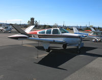 N7MK @ KWHP - Locally-Based 1951 Beech C35 Bonanza @ Whiteman Airport, Pacoima, CA - by Steve Nation