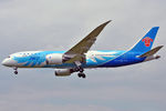 B-2736 @ EGLL - On short finals at LHR