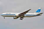 9K-AOB @ EGLL - On short finals at LHR