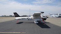 N382JN @ KRHV - Very nice California-based 1973 Cessna 172M parked on the transient ramp at Reid Hillview Airport, San Jose, CA. - by Chris Leipelt