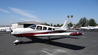 N694DB @ KRHV - Locally-based 1975 Piper Saratoga joining the Lafferty Aircraft Sales roster at Reid Hillview Airport, San Jose, CA. - by Chris Leipelt