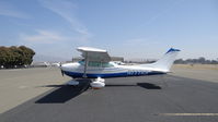 N777KS @ KRHV - Washington State-based 1978 Cessna 182Q parked on the transient ramp at Reid Hillview Airport, San Jose, CA. - by Chris Leipelt