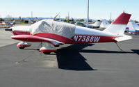 N7388W @ KWHP - 1966 Piper PA-28-180 with cockpit cover @ Whiteman Airport, Pacoima, CA - by Steve Nation
