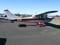N61JR @ KWHP - Locally-Based 1964 Cessna 182G @ Whiteman Airport, Pacoima, CA - by Steve Nation