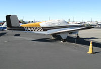 N4450D @ KWHP - Locally-Based 1956 Beech G35 Bonanza with cockpit cover @ Whiteman Airport, Pacoima, CA - by Steve Nation