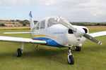 G-BODE @ X5FB - Piper PA-28-161 Cherokee Warrior II, Fishburn Airfield, August 16th 2015. - by Malcolm Clarke