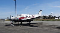 N448CR @ KPAO - Wings and Wheels LLC (Menlo Park, CA) beautiful 2013 Beechcraft King Air G90GTI sitting on the transient ramp at Palo Alto Airport, Palo Alto, CA. - by Chris Leipelt