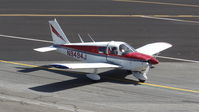 N9494J @ KPAO - Locally-based Piper PA-28-180 taxing to its tie down at Palo Alto Airport, Palo Alto, CA. Photo taken from the control tower. - by Chris Leipelt