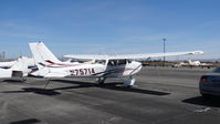N75714 @ KPAO - Locally-based 1976 Cessna 172N parked at its tie down at Palo Alto Airport, Palo Alto, CA. - by Chris Leipelt