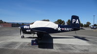 N666 @ KPAO - Highly modified 1958 Beechcraft A45 sitting at its tie down at Palo Alto Airport, Palo Alto, CA. This is the only N666 is the world, as supposedly the pilot nearly killed himself in this plane a few months ago, which a ironic because of 666! - by Chris Leipelt