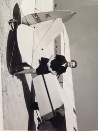 N26769 - The woman in the pic trained to fly in this plane. She is now 93. Anyone have a current picture? This was in the family album. Picture taken about 1940 when the plane was new. - by Unknown