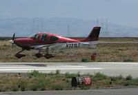 N131LT @ KSQL - 2012 Cirrus Design SR22T over the threshold @ San Carlos Municipal Airport, CA - by Steve Nation
