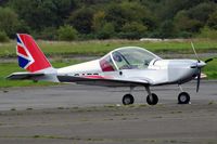 G-GARB @ EGFH - Visiting Eurostar, Sandbach-Arclid Green based,  seen parked up.