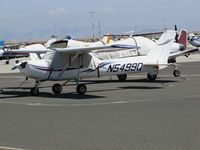 N5499Q @ KSQL - 1981 Cessna 152 with cockpit cover @ San Carlos Airport, CA - by Steve Nation