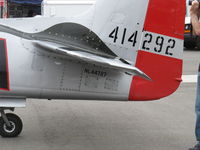 N44727 @ CMA - 1944 North American/Aero Classics P-51D MUSTANG 'Man O' War', Packard Rolls-Royce V-1650 Merlin 1,695 Hp, tail data, Limited class warbird - by Doug Robertson