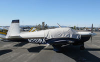 N201RA @ KWHP - Locally-based 1982 Mooney M20J with cockpit cover @ Whiteman Airport, Pacoima, CA - by Steve Nation